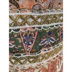 Beulah Mini Dress Striped Paisley Patchwork Small Photo 6