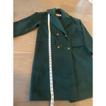 Nine West  Women's Double Breasted Faux Wool Coat - Green Photo 8