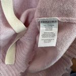 Minnie Rose  pink 100% cashmere hooded sweater size medium Photo 2
