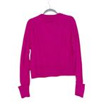 Gap NWT Marino Wool Blend Button Front Cardigan In Purple Magenta Large Photo 3