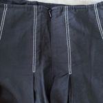White House | Black Market WHBM | Black Pleated Flare Skirt Sz 2 Photo 4