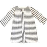 Max Studio Comfy Weekend Shift Tunic Dress Grey Stripe M Photo 2