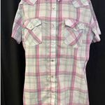 Wrangler Women's Pink Plaid Shirt/Pearl Snaps Sz XL SKU 4864 Photo 0