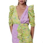 For Love & Lemons Dubois Mix Print Mini Dress Photo 0