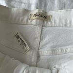 Madewell NWT White Ripped The Perfect Straight Vintage Jeans Photo 3