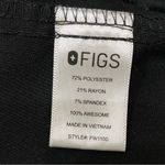 FIGS FW1100 Black Casma Three-Pocket V-Neck Scrub Top Size S Photo 14