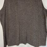 Susan Graver  Style‎ Brown Top With Gold Metallic Design Sleeveless Size 3XL Photo 2