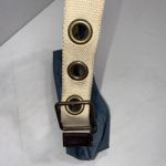 Gap VTG Y2K Baguette Small Nylon Handbag Shoulder Bag Purse Zip Blue 2004 READ Photo 5