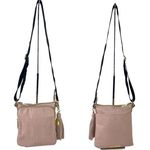 Steve Madden Bglamm Logo Embossed Blush Pink Crossbody Shoulder Bag tassel Photo 1