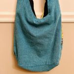 Flying High Boho Blue Multicolor Embellished Shoulder Crossbody Bag Photo 1