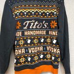 Tito’s Not That Ugly Crewneck Long Sleeve Pullover Sweater Size S Gray Photo 2