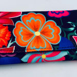 Mexican Vibrant Floral Embroidered Wallet Pink Photo 0