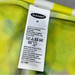 Old Navy NEW Multi Tie Dye Yellow Stripe Reversible Bandeau Bikini Small/Medium Photo 12
