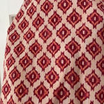 Pleione Blouse in Geometric Print Pink Maroon and Peachy Orange Tank Dressy Top Photo 2