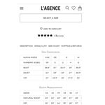 L'Agence L’Agence Gray Ivy Tie Front Mini Dress Sz.S Photo 14