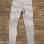 Glyder High Waist Leggings Women’s Small Gray Striped Yoga Gym Activewear Photo 0