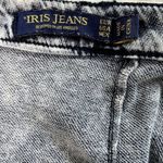 Vintage Denim Blue Jean Pencil Skirt u Size Large Stretch Factory Distressed Den Photo 5