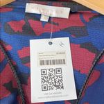 Newlily Elegant Blue and burgundy Patterned Dress size large Photo 8