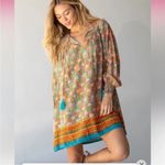 Natural Life  Dara V-Neck Long Sleeve Tunic Dress NWT Medium Photo 1