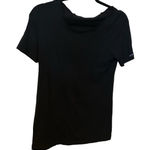 La Perla  Black Short Sleeve Crewneck Cotton/Elastane Blend Sz Medium Undershirt. Photo 0