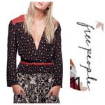 Free People  Where We Roam Surplice Wrap Front Top Photo 5