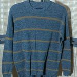 American Eagle Gray and Gold Outfitters Crewneck Sweater Photo 0