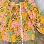 Gibson Latimer Gason & Latimer Off The Shoulder Tropical Floral Blouse Medium Photo 5
