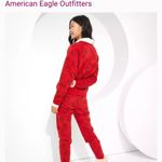American Eagle  Outfitters x Disney Red Sweatshirt & Jogger Pants Set | Medium Photo 2