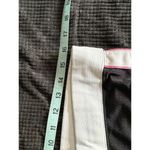 Nike Athletic Sweatpants Black/White/Pink Size Medium Elastic Band Waist Logo Photo 5