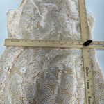 superdown  Dress Womens Medium Patty High‎ Neck Crochet Lace Mini Photo 8