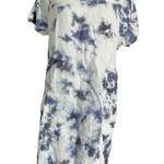 XCVI  Size XS  Tunic Dress Hoodie Pockets Wearable Art Tie Dye Acid Wash Photo 0