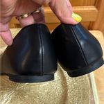 SM New York pointed toe silver bow black ballerina flats shoes Size 9 Photo 4