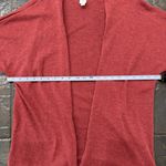 Honeyme  Women's Open-Front Shrug in Deep Pink Size Small Photo 6