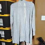 Old Navy Long Line Open Front Heather Gray Cardigan Sweater Size Large Photo 11