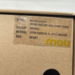 MOU New  Eskimo Sneaker Wool Ethnic Fabric Sneakers 40 US 10 Photo 7