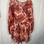 Show Me Your Mumu  Red and Pink Floral Tunic Dress Size Small EUC Photo 4