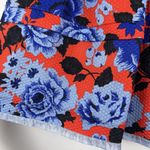 HD in Paris Lyanna Floral Skirt Small Red Blue Anthropologie Feminine Bloomcore Photo 4