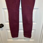 Nine West  Jeans Maroon Pull On Skinny Jeans size 4 Photo 5