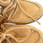 Michael Kors Michael Suede Wedge Ankle Boot Size 8M Shearling Lined Glamping MK Photo 4