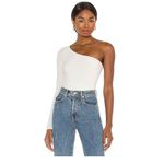 Show Me Your Mumu Brinkley Bodysuit in White XS Photo 2