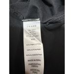 Frame  Womens Large Le Mid-Rise Muscle Tank Top Black Capped Sleeves NWT Photo 5