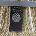 Vince Camuto  Womens Beige Tasseled Poncho One‎ Size Photo 8