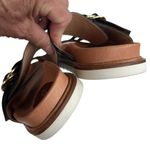 Sesto Meucci Like New Leather Buckle Sandals Size 7 Retail $225.00; Photo 5