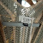 NWT Floris Made in Italy Knit Olive Gold Swim Cover Up Dress Size Small / Medium Green Photo 7