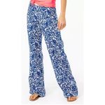 Lilly Pulitzer ® Beach Palazzos Linen Blend Pants Oyster Bay Sz. XS Photo 1