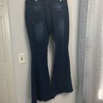 Distressed Ripped Bell Bottom Jeans Classic High Waisted Flared Jean Pants 38/32 Blue Size undefined Photo 6
