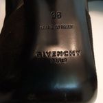 Givenchy Paris Black Suede Leather Ankle Stiletto Pointy Toe Boots sz 38, NEW Photo 7