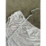 Vintage Miss Elaine Short Sleeve Long Pink Nightgown Nylon Dress Flowers Size M Size M Photo 8