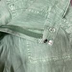 Kut From The Kloth Pants 12 Wide Leg High Waist Linen Blend Trouser Green Spring Photo 8