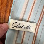 Cleobella ‎ Blue Gold Scarf Size 33”x33” Photo 4